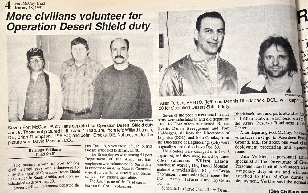 35 Years Later: A look back Fort McCoy’s impact supporting Operation Desert Storm