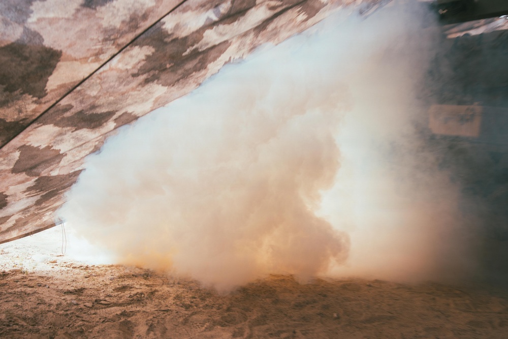 CLB-7 conduct CBRN training during Integrated Training Exercise