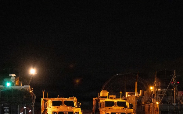 Task Force Ashland Marines, Sailors Conduct In-Stream Cargo Onload Operations