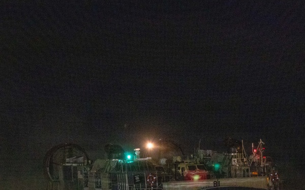 Task Force Ashland Marines, Sailors Conduct In-Stream Cargo Onload Operations