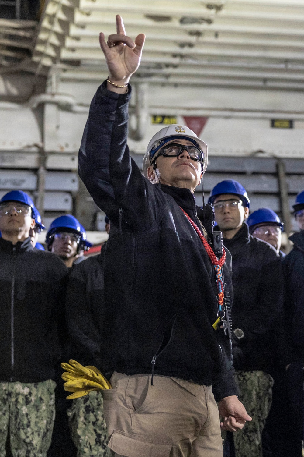 WASP CONDUCTS GENERAL QUARTERS