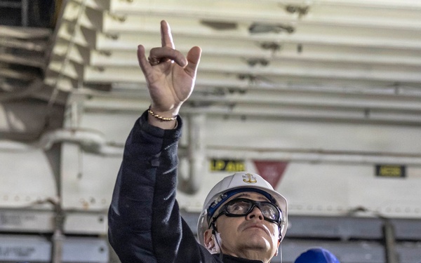 WASP CONDUCTS GENERAL QUARTERS