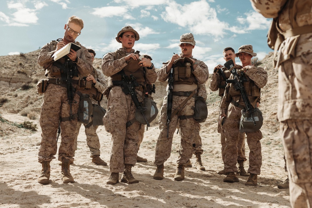 CLB-7 conduct CBRN training during Integrated Training Exercise