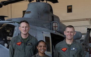 HMLA-775 conducts tactical training with Brig. Gen. Patrick Tiernan