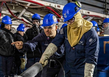 WASP CONDUCTS GENERAL QUARTERS