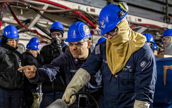 WASP CONDUCTS GENERAL QUARTERS