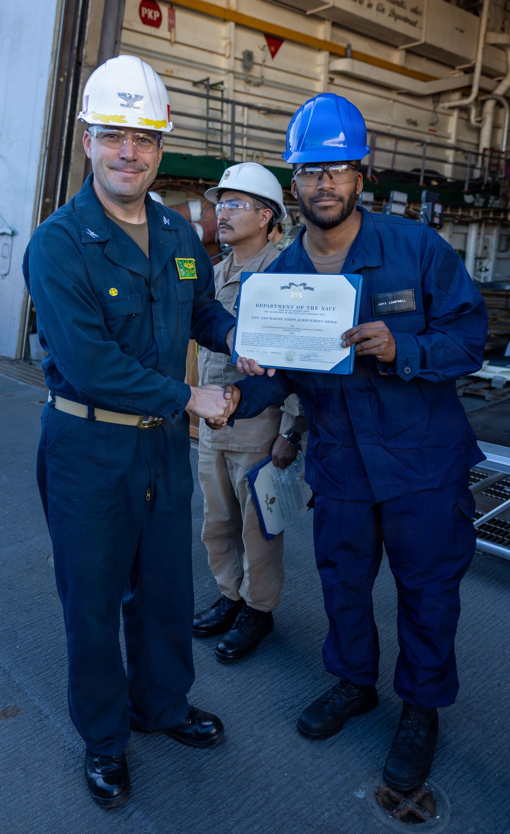 Captains Call Onboard the USS Green Bay