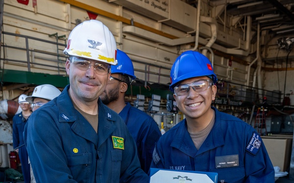 Captains Call Onboard the USS Green Bay