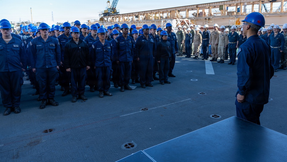 Captains Call Onboard the USS Green Bay