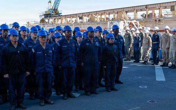 Captains Call Onboard the USS Green Bay