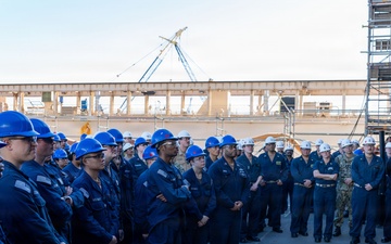 Captains Call Onboard the USS Green Bay