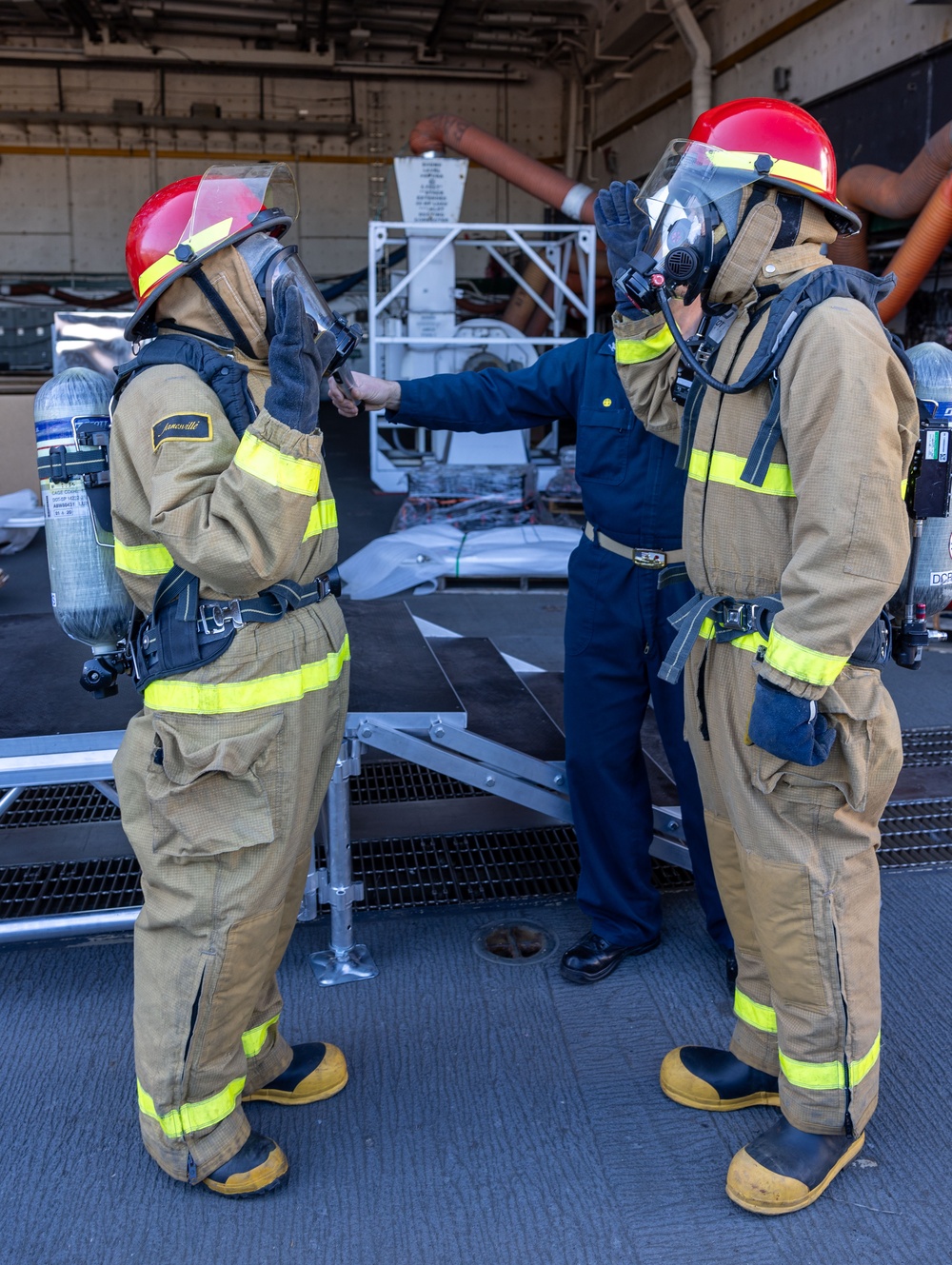 Captains Call Onboard the USS Green Bay