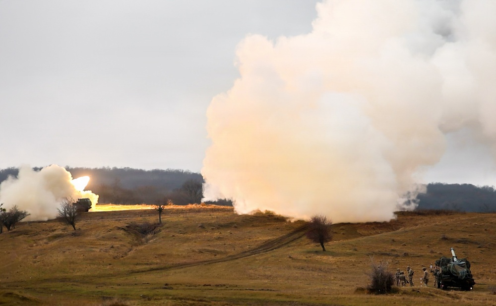 Dynamic Front 26: Romanian and Polish M142 HIMARS Live Fire