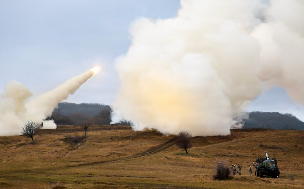 Dynamic Front 26: Romanian and Polish M142 HIMARS Live Fire