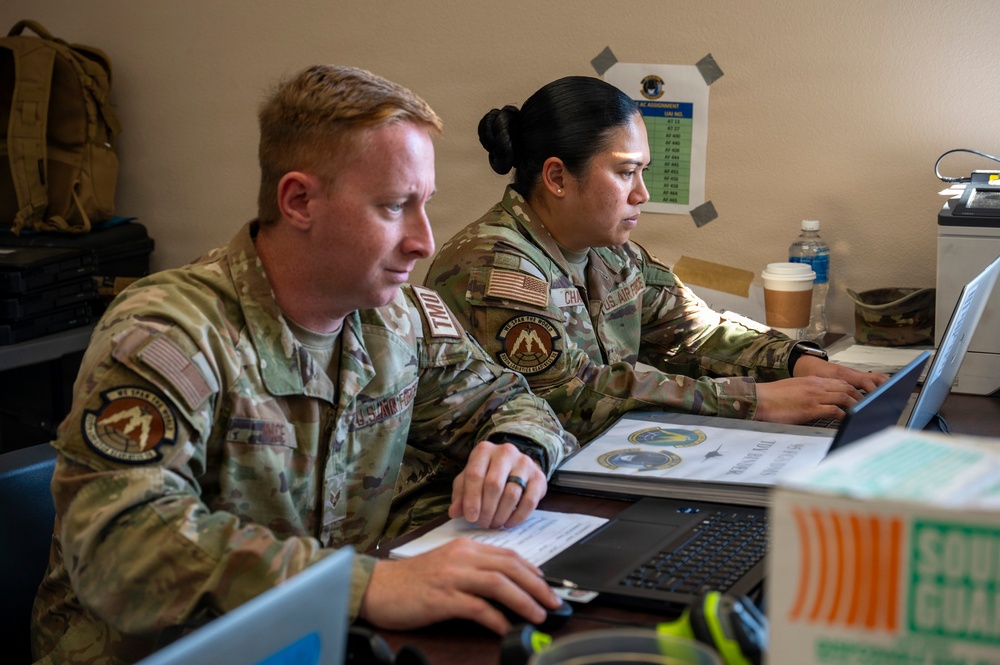 325th LRS supplies 95th FGS during RF-Nellis