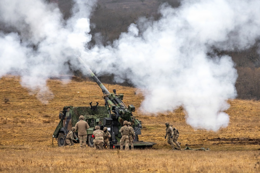 Dynamic Front 26: French CAESAR Howitzer Live Fire