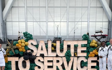 Navy Band Southeast's Popular Music Group - Pride Performs at Jaguar Salute to Service Game