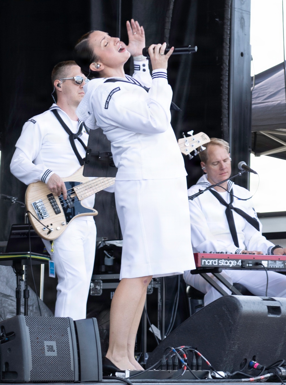Navy Band Southeast's Popular Music Group Performs at Mayport Freedom Festival