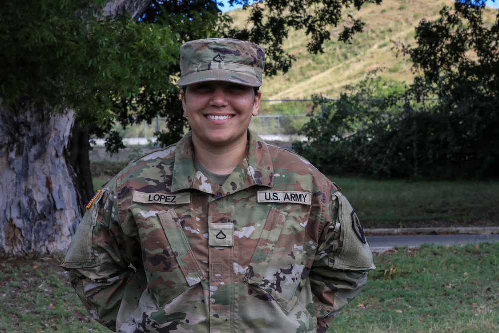 PFC Lopez's Service, Family and Career Goals