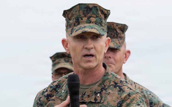 3rd Marine Expeditionary Brigade Conducts Change of Command