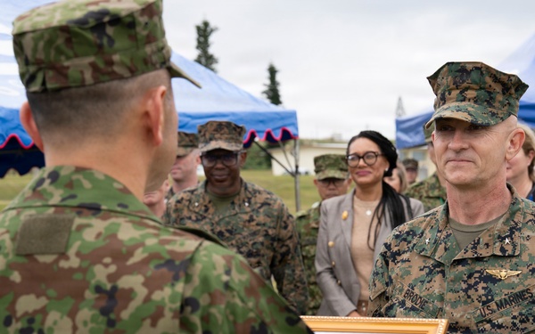 3rd Marine Expeditionary Brigade Conducts Change of Command