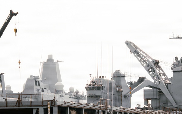 Task Force Ashland Marines, Sailors Embark USS Ashland