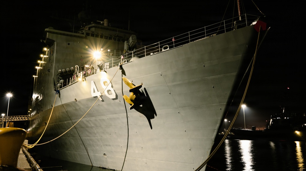 Task Force Ashland Marines, Sailors Embark USS Ashland
