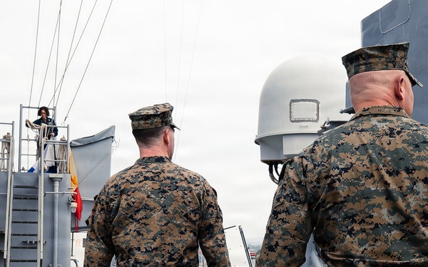 Task Force Ashland Marines, Sailors Embark USS Ashland