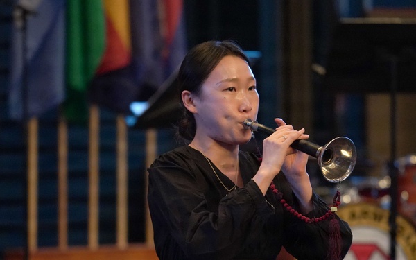 Traditional music accompanies dance