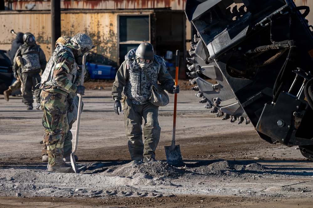 U.S., Japan conduct bilateral airfield damage repair FTX