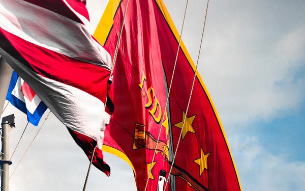 Task Force Ashland Departs Naval Base San Diego Aboard USS Ashland