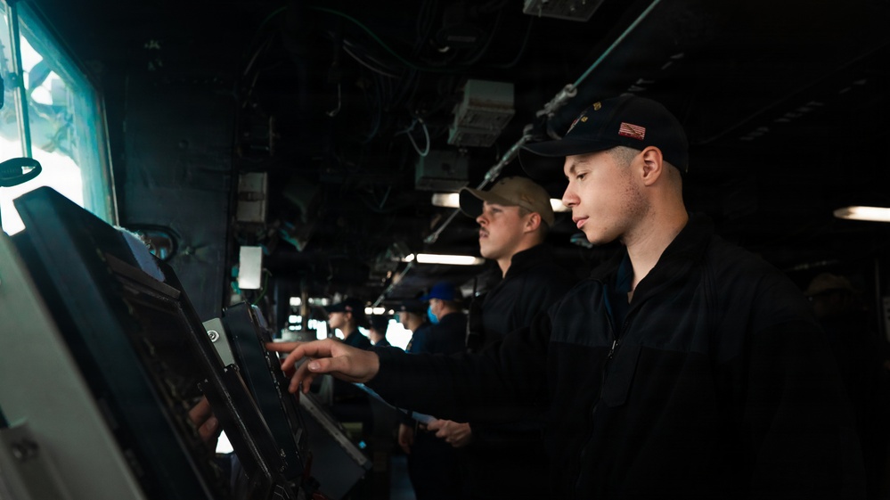 Task Force Ashland Departs Naval Base San Diego Aboard USS Ashland