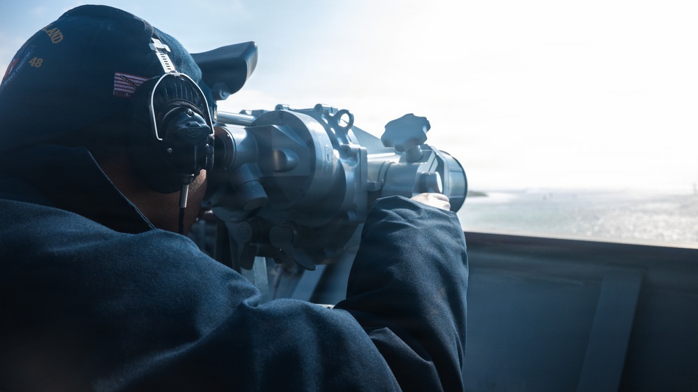 Task Force Ashland Departs Naval Base San Diego Aboard USS Ashland