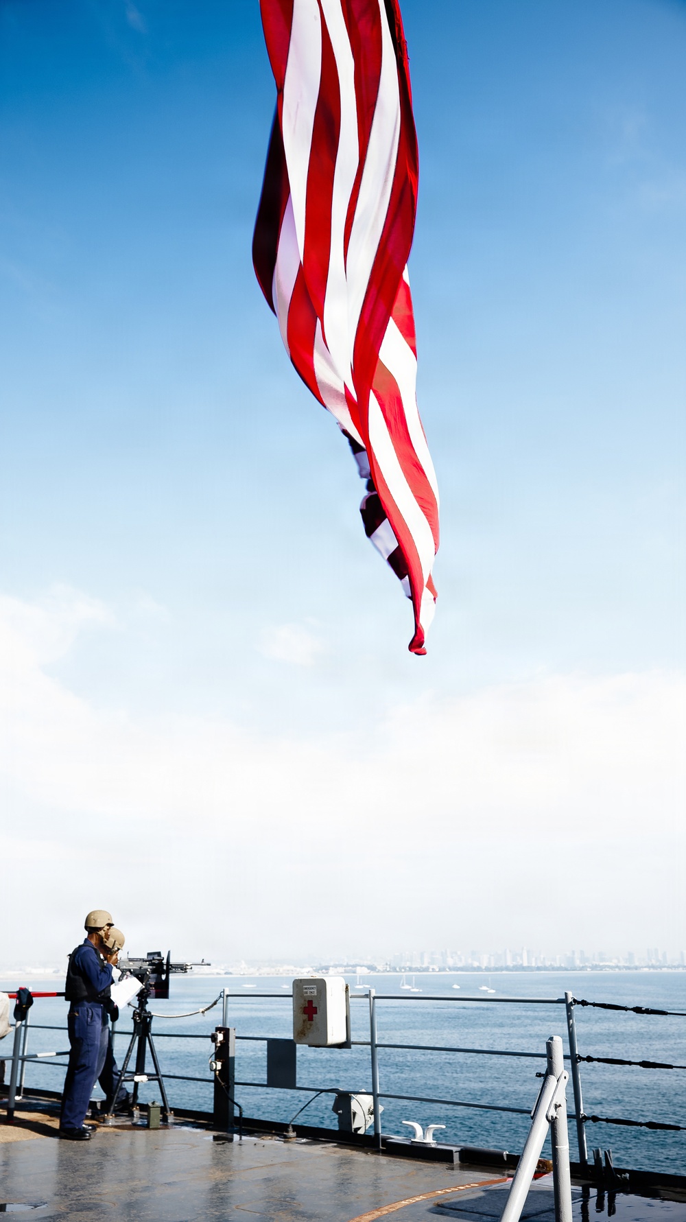 Task Force Ashland Departs Naval Base San Diego Aboard USS Ashland