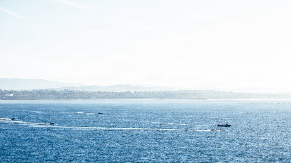3d AA Bn. Marines Conduct ACV Well Deck Operations Aboard USS Ashland