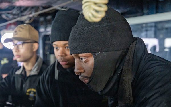 USS Dewey Conducts a Port Visit in Otaru, Japan