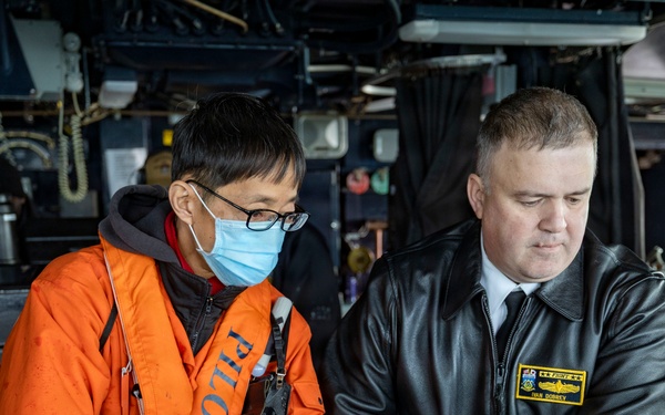 USS Dewey Conducts a Port Visit in Otaru, Japan