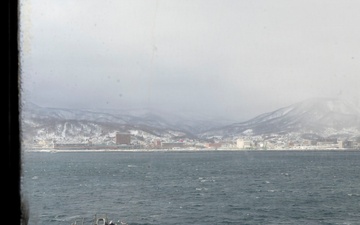 USS Dewey Conducts a Port Visit in Otaru, Japan