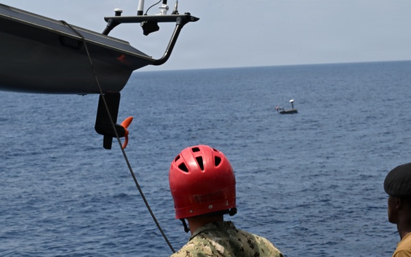 CTF 66 Successfully Launches Lightfish USV Off Partner Vessel