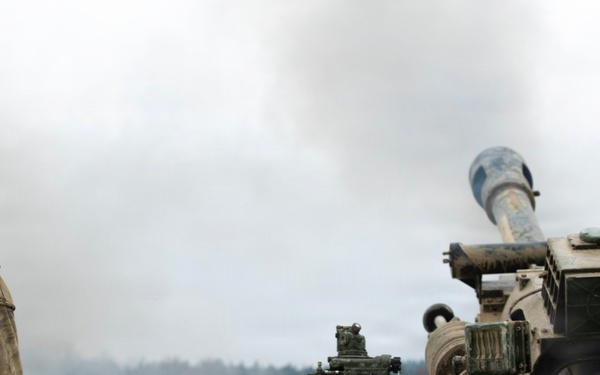 M119A3 Howitzer fires at Dynamic Front 26