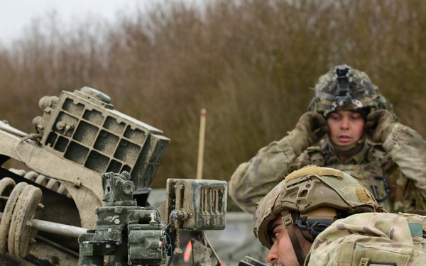 M119A3 Howitzer fires at Dynamic Front 26