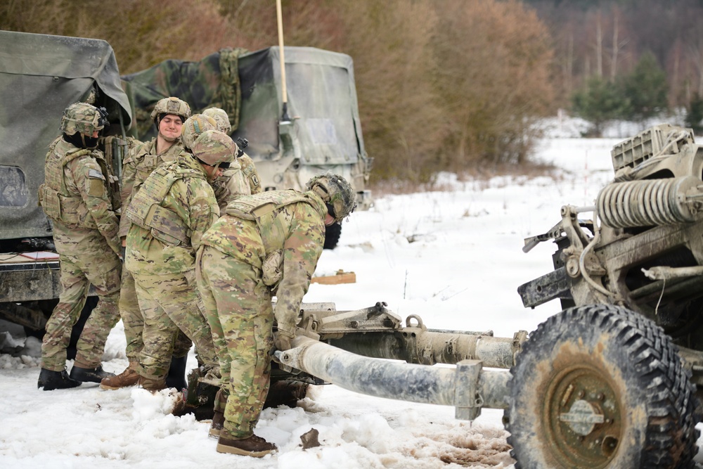 M119A3 Howitzer fires at Dynamic Front 26
