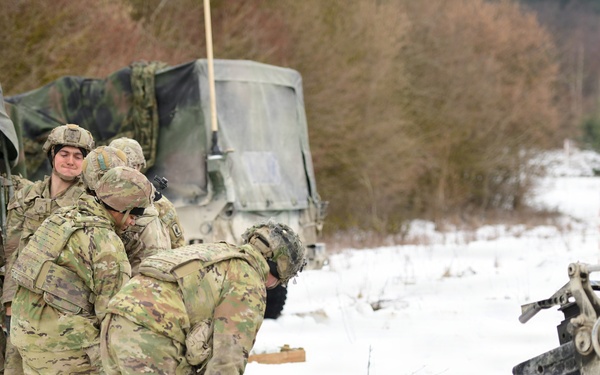 M119A3 Howitzer fires at Dynamic Front 26