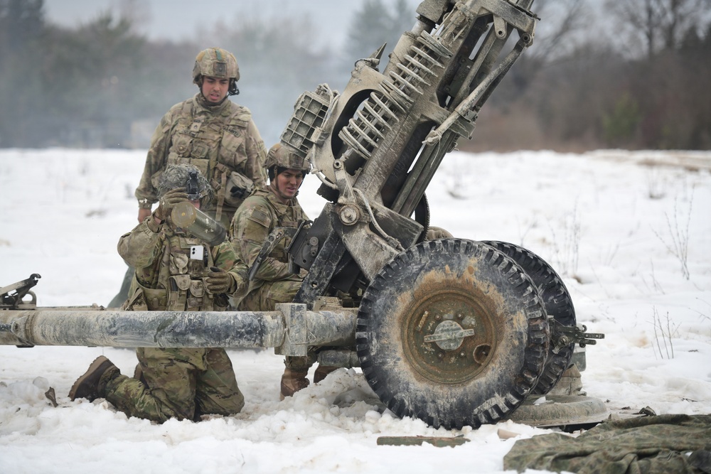 M119A3 Howitzer fires at Dynamic Front 26