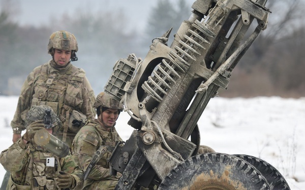 M119A3 Howitzer fires at Dynamic Front 26