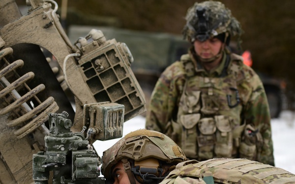 M119A3 Howitzer fires at Dynamic Front 26