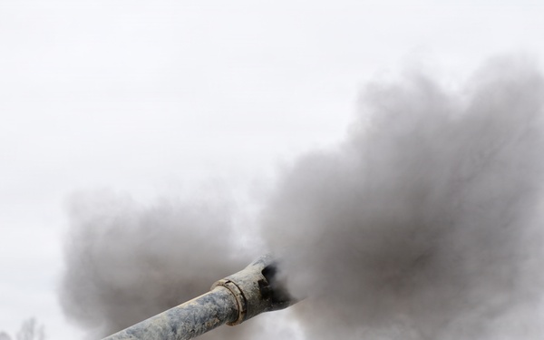 M119A3 Howitzer fires at Dynamic Front 26