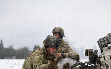 Dynamic Front 26 M119A3 Howitzer fires