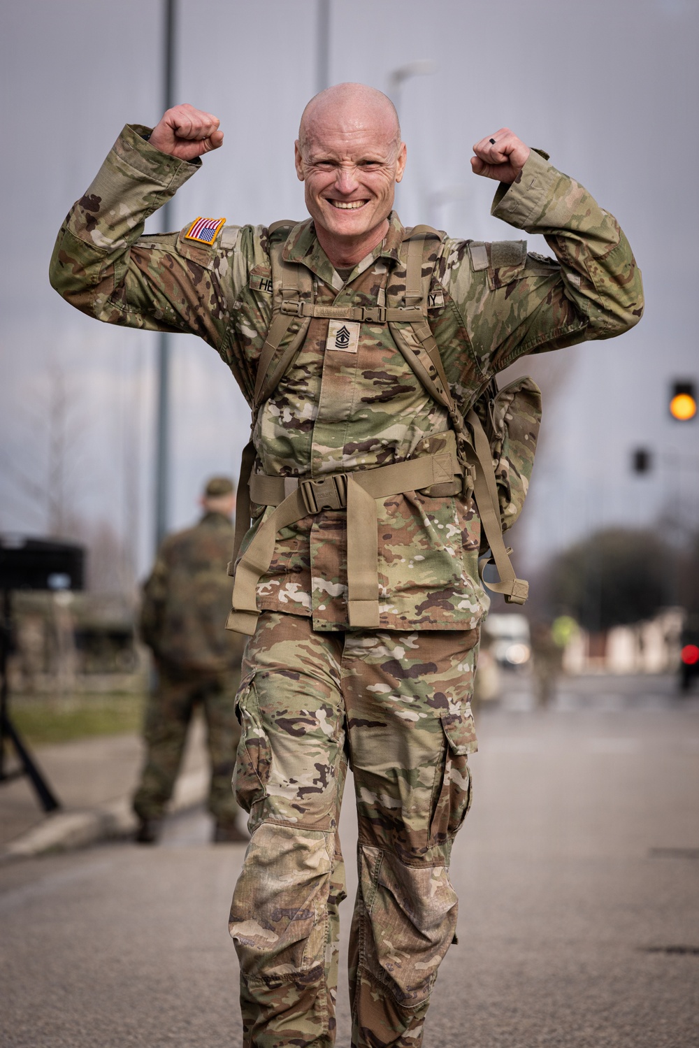 SETAF-AF troops conduct road march to compete for German military distinction