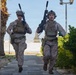 U.S. Marines with FAST Company Europe and Marine Security Guards conduct a emergency action test